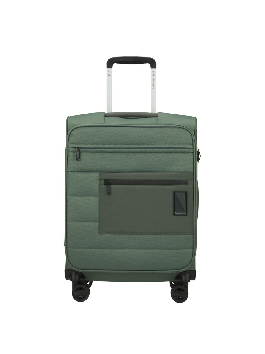 Home & Tech Samsonite | Vaycay Spinner 4 Wheel 55Cm Expandable Suitcase Pistachio Green