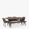 Furniture & Outdoor Barker and Stonehouse Extending Dining Tables | Modi Reclaimed Wood Extending Dining Table & 4 Rivington Chairs Reclaimed Wood And Pine