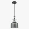 Home & Tech Dar Lighting Wall Lights | Rhode Single Pendant Silver