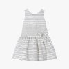 Kids Mayoral Dresses | Beading Stitch Fit & Flare Dress White