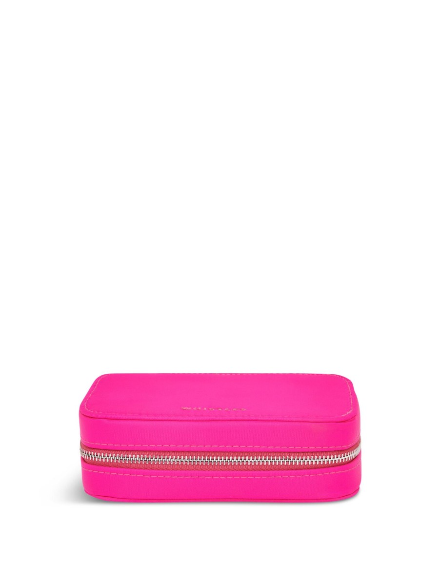 Women Whistles Bag Accessories | Della Nylon Jewellery Box Pink