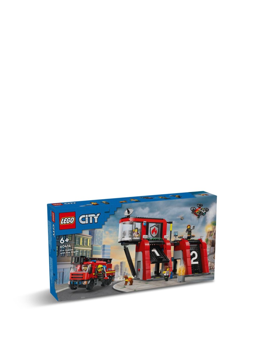 Kids LEGO Lego & Construction Toys | Fire Station With Fire Engine 60414