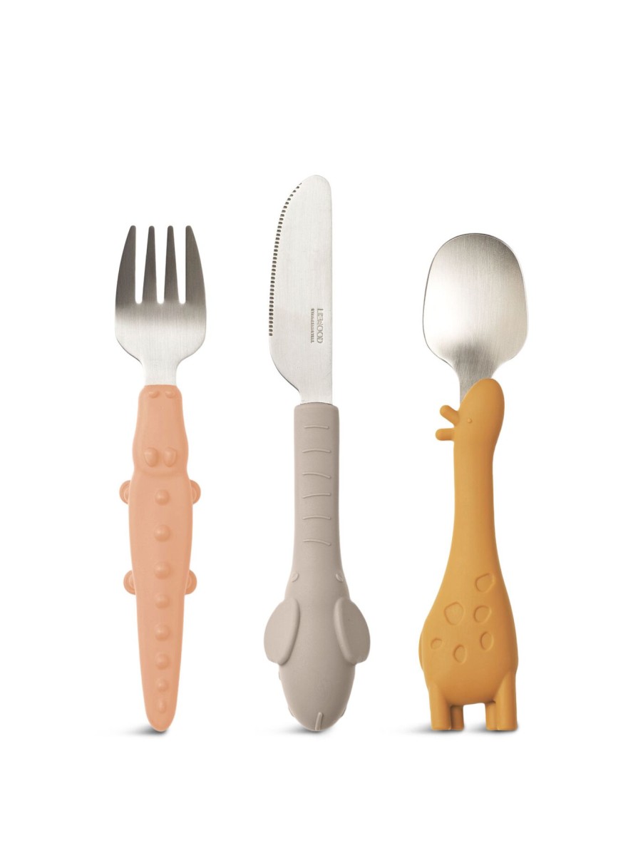 Kids Liewood Feeding & Healthcare | Tove Cutlery Set Tuscany Rose Mix