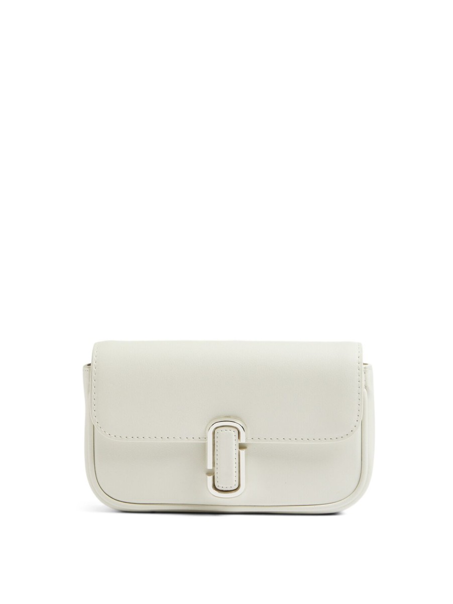 Women Marc Jacobs Shoulder Bags | The J Marc Mini Shoulder Bag White/Silver