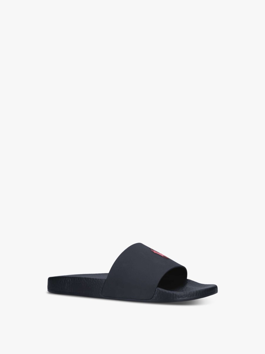 Men Polo Ralph Lauren Sandals | Polo Slide Black