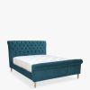 Furniture & Outdoor Barker and Stonehouse Bed Frames | Hadley High End Bed Frame, King Lumino Teal