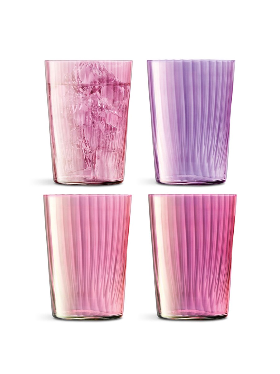 Home & Tech LSA Drinkware | Gems Tumbler Assorted Set Of 4 Pink