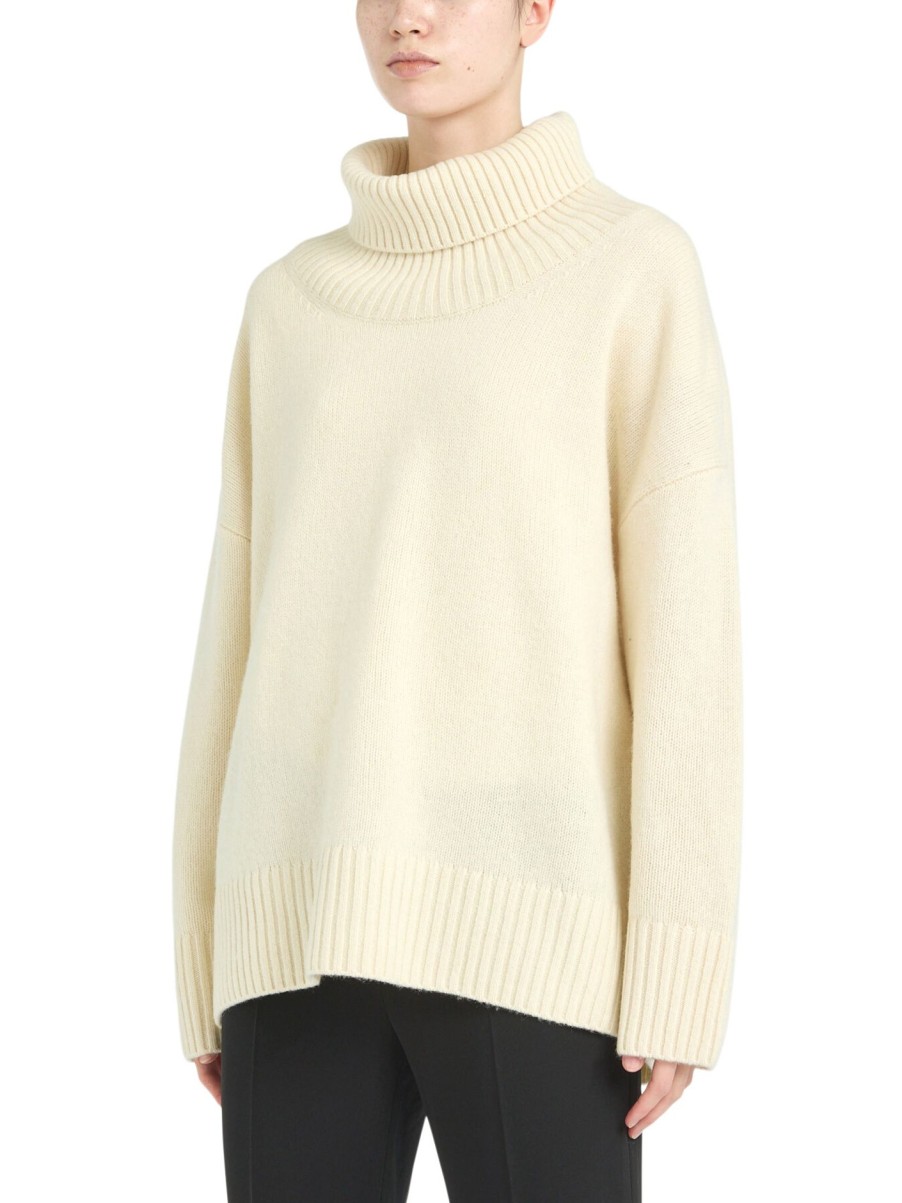 Women DAY Birger et Mikkelsen Knitwear | Maya Soft Lamb Jumper Creme Melange