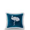 Home & Tech Sanderson Cushions & Textiles | Crane & Frog Cushion 45X45Cm Blue