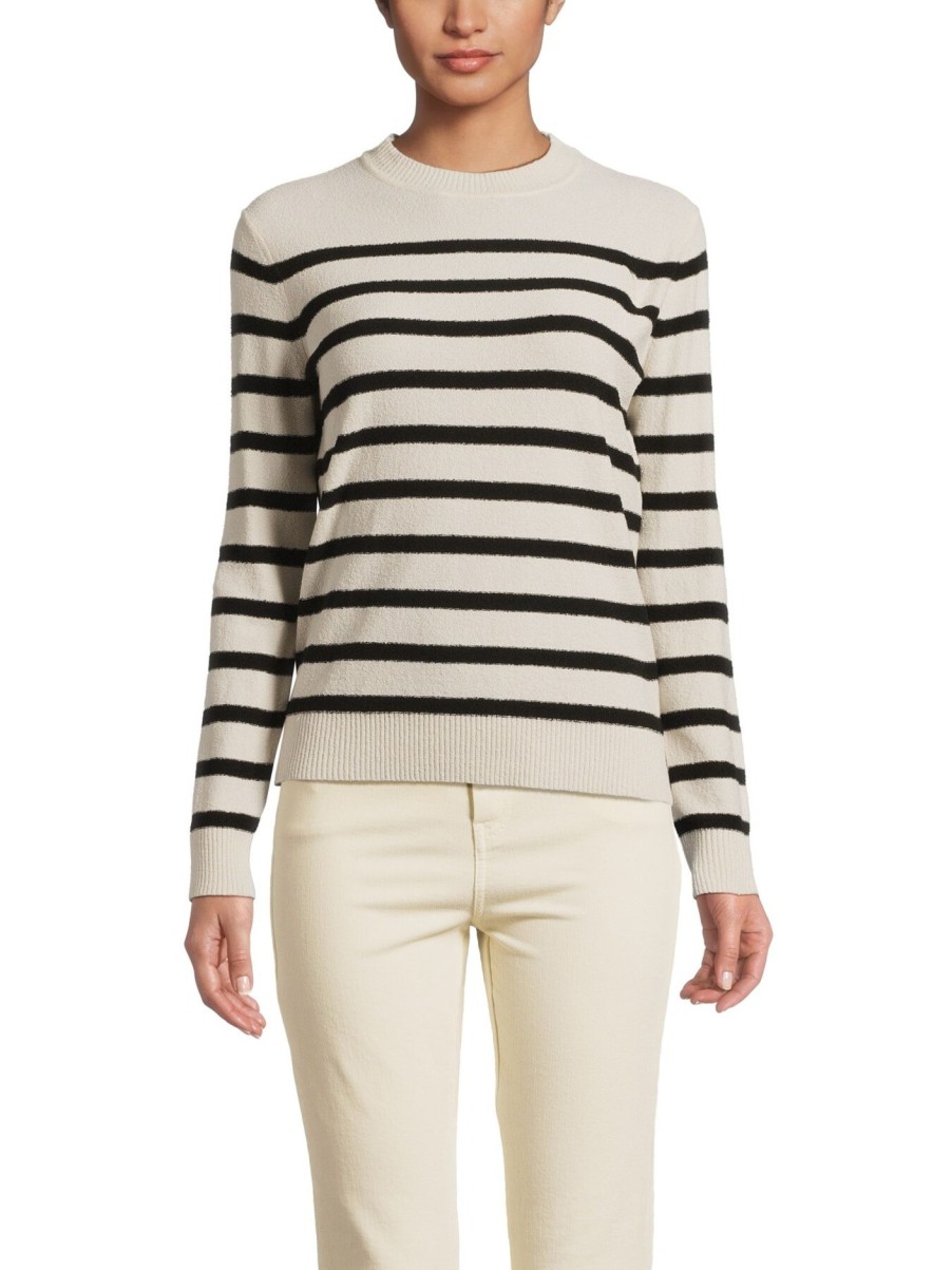 Women Marella Activewear | Serio Stripe Jumper White