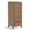 Furniture & Outdoor Barker and Stonehouse Chest Of Drawers | Tosca Reclaimed Wood 5 Drawer Tall Cabinet