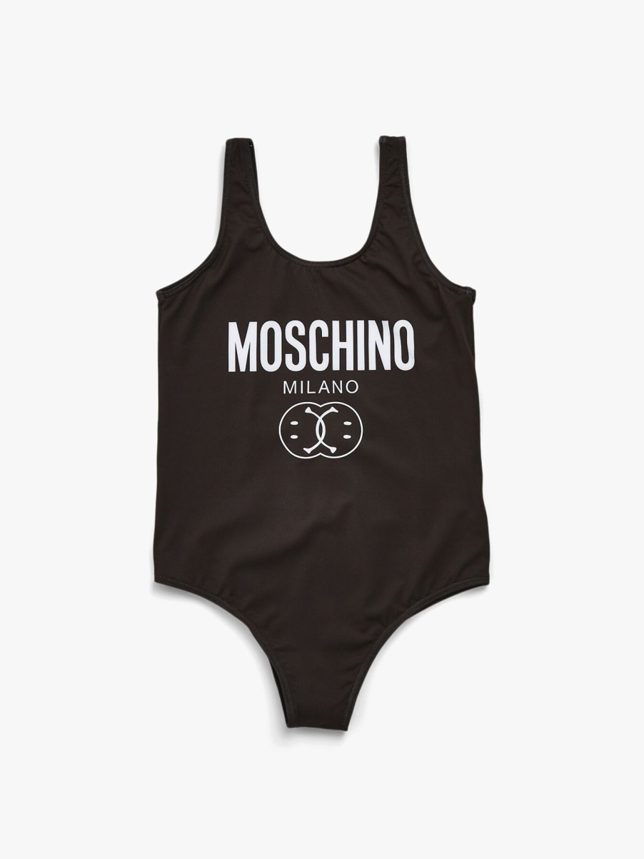 Kids Moschino Swimwear | Logo Swimsuit Black