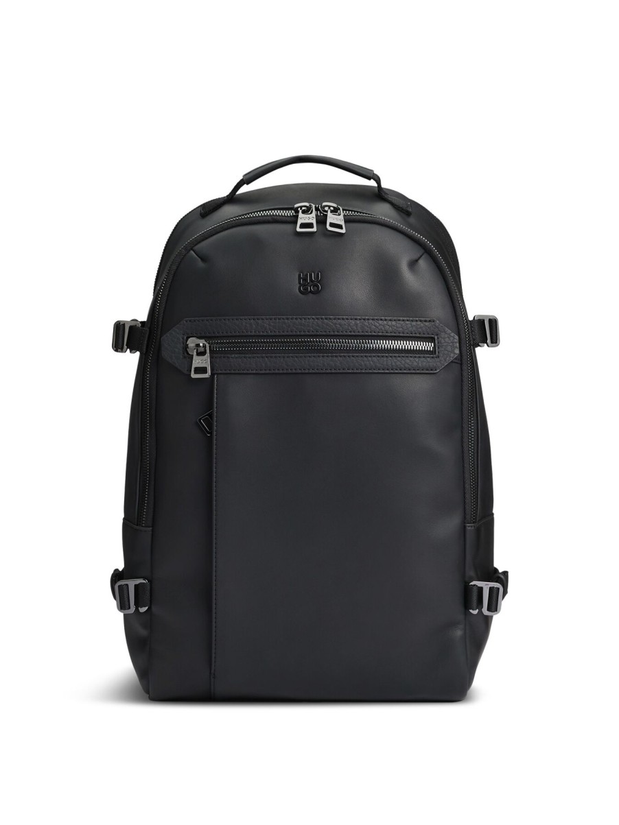 Men HUGO | Elliott 3.0 Backpack Black