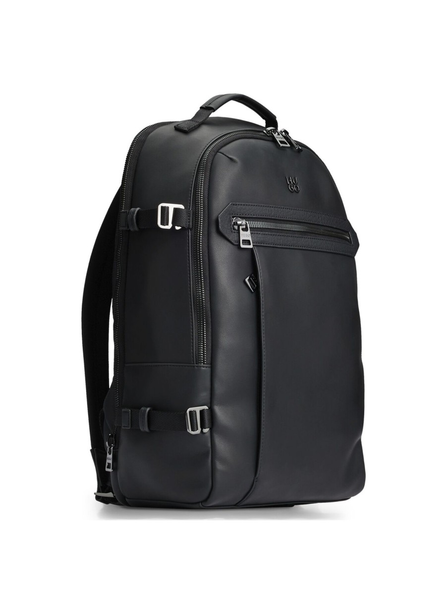 Men HUGO | Elliott 3.0 Backpack Black