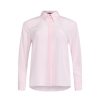 Women Max Mara Studio Tops | Gong Stripe Shirt Pink