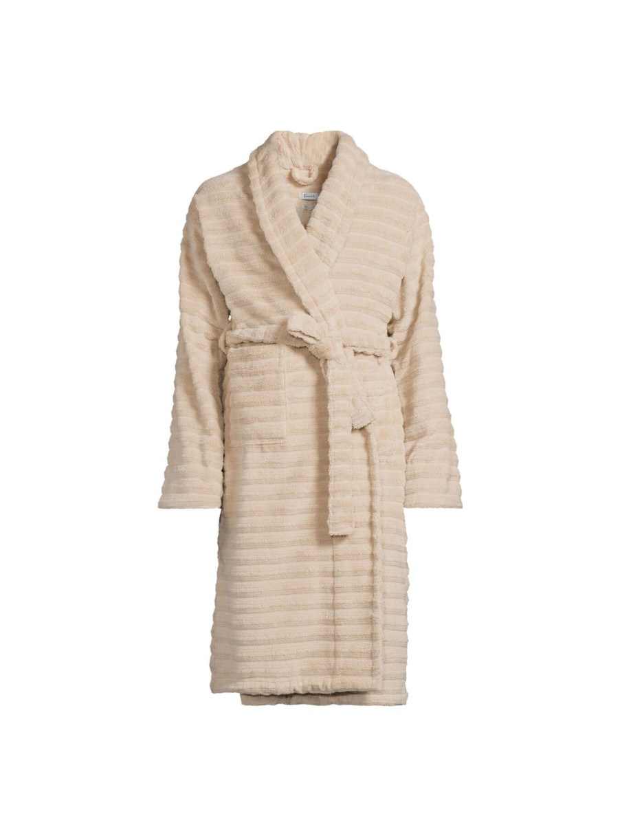 Home & Tech Fenwick Bathroom Accessories | Regent Rib Robe Sand