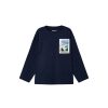 Kids Mayoral Tops | Long Sleeve Photo Print Top Blue