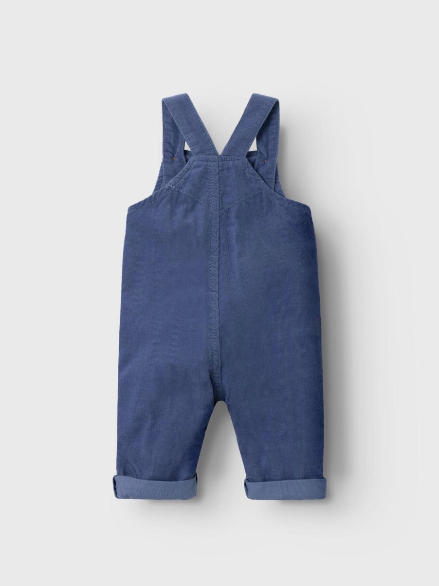 Kids Name It Baby Grows | Baggy Cord Overall Bijou Blue