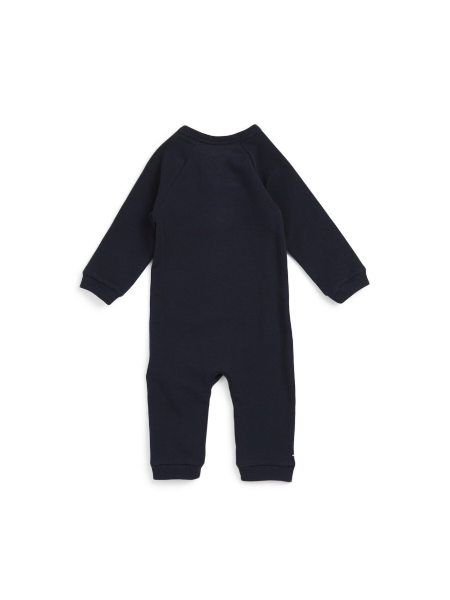 Kids Tommy Hilfiger Baby Grows | Baby Th Logo Coverall Desert Sky