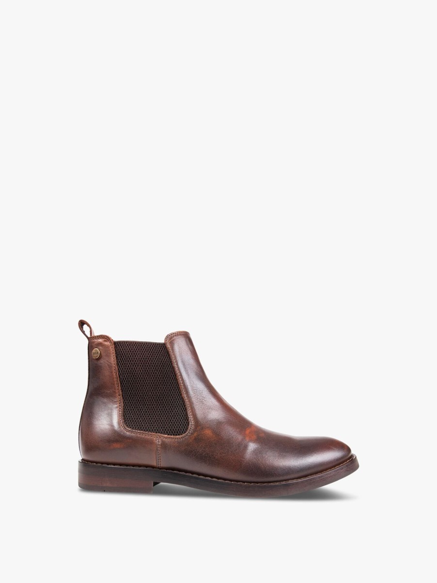 Men Sole Boots | Sole Agnew Chelsea Boots Brown