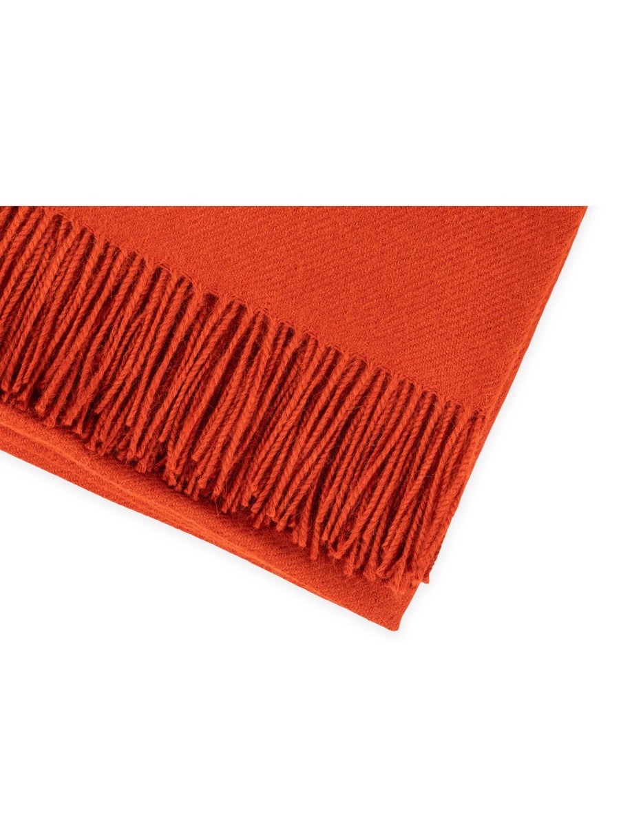 Home & Tech Heal's Throws & Blankets | Alpaca Throw Rust 150 X 180 Red