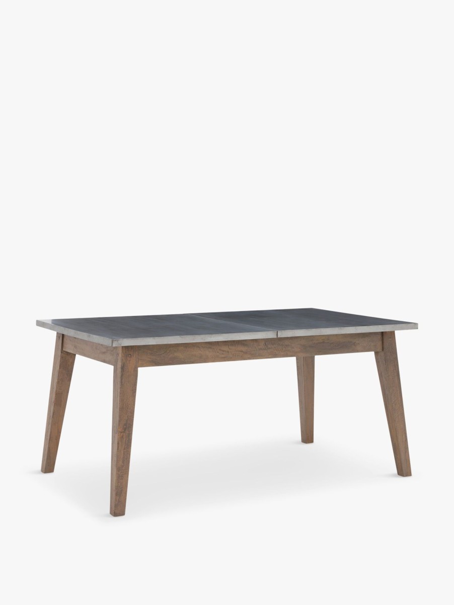 Furniture & Outdoor Barker and Stonehouse Rectangular Dining Tables | Hancock Extending Zinc Dining Table Deep Grey