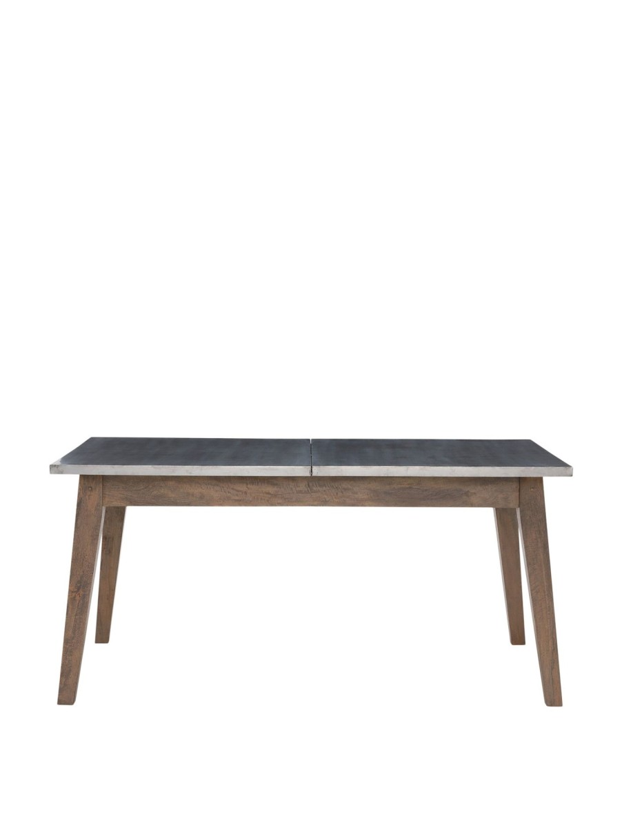 Furniture & Outdoor Barker and Stonehouse Rectangular Dining Tables | Hancock Extending Zinc Dining Table Deep Grey