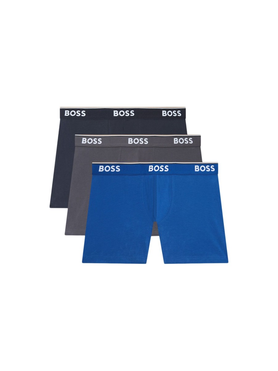 Men BOSS Underwear & Socks | Boxerbr 3P Power Navy