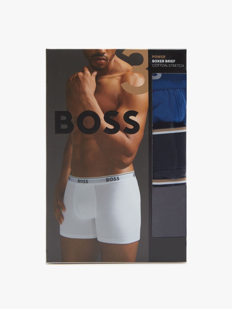 Men BOSS Underwear & Socks | Boxerbr 3P Power Navy