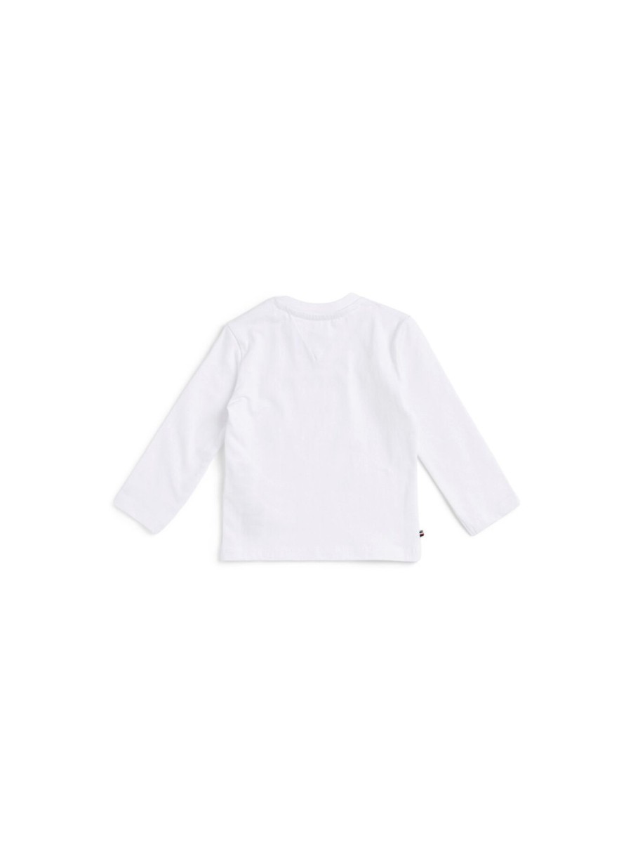 Kids Tommy Hilfiger Tops | Baby Th Logo Tee White