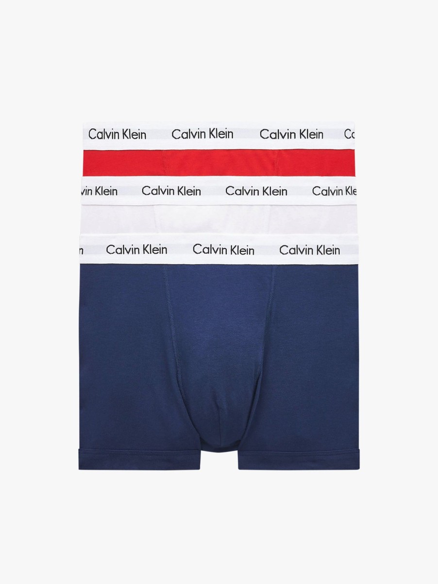 Men Calvin Klein Underwear & Socks | Trunks 3-Pack Multi