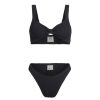 Women Hunza G Swimwear & Beachwear | Bonnie Bikini Black