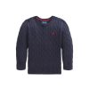 Kids Polo Ralph Lauren Sweatshirts & Knitwear | Cable-Knit Cotton Sweater Rl Navy