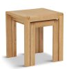 Furniture & Outdoor Barker and Stonehouse Side Tables | Ercol Bosco Neutral Oak Nest Of Tables