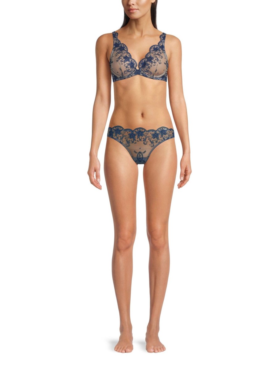 Women I.D.Sarrieri Lingerie | Sunset Brazilian Brief Indigo