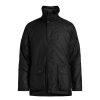 Men Barbour Coats & Jackets | Saltburn Wax Jacket Black