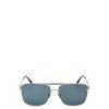 Men Tom Ford Men's Men'S Sunglasses | Nolan Metal Mens Sunglasses Shiny Dark Ruthenium/Blue