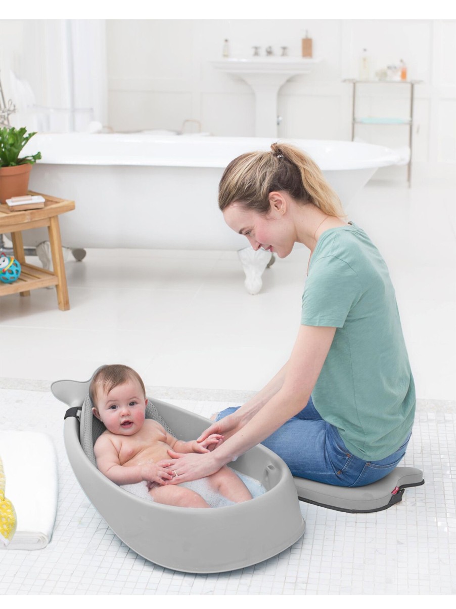 Kids Skip Hop Bathing & Changing | Moby 3 Stage Bath Grey Multi