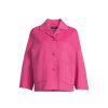 Women Weekend Max Mara Coats & Jackets | Panca Short Wool Jacket Pink