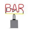 Home & Tech Locomocean Desk & Table Lamps | Neon (Concrete Base) - Bar