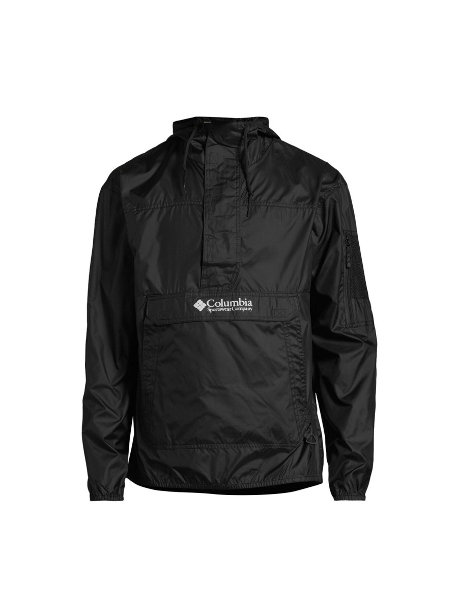 Men Columbia Coats & Jackets | Challenge Windbreaker Black