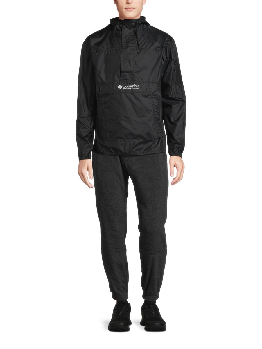 Men Columbia Coats & Jackets | Challenge Windbreaker Black