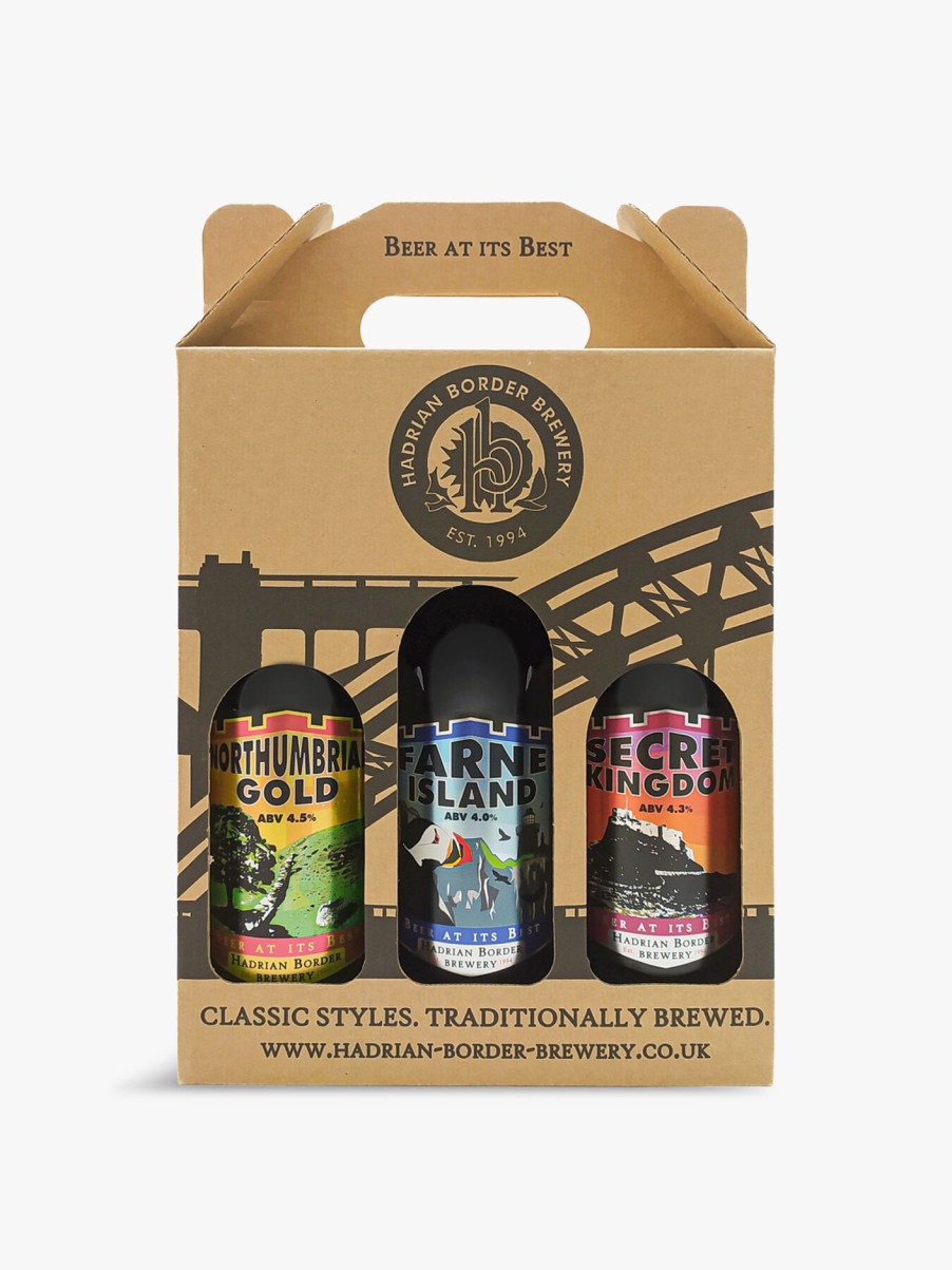 Food & Drink Hadrian Border Brewery Beer & Cider | Bottle Gift Box 3 X 500Ml