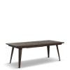 Furniture & Outdoor Barker and Stonehouse Extending Dining Tables | Elon Dark Brown Herringbone Reclaimed Wood 160Cm Extending Dining Table