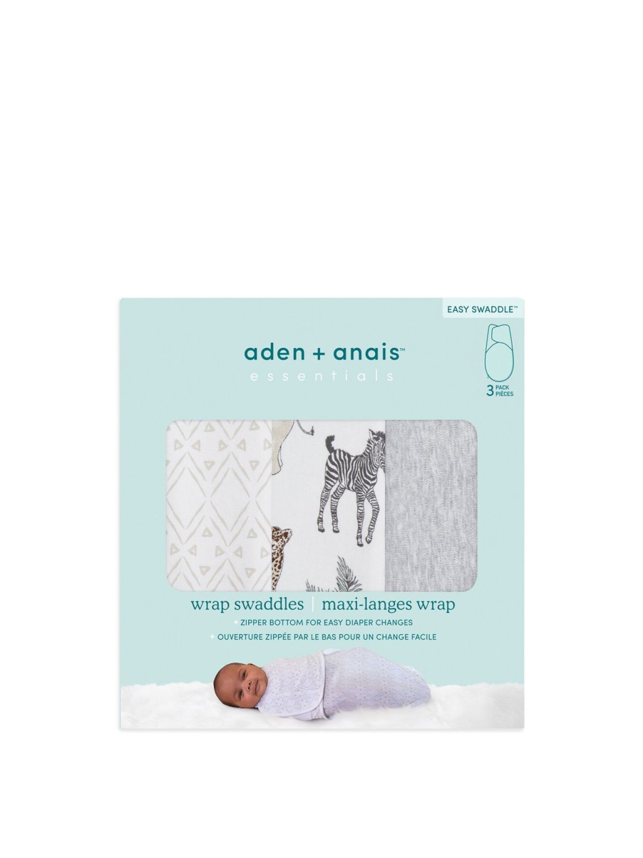 Kids aden + anais Bedding | Essential Wrap Swadles 3-Pack Toile