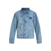 Men MM6 MAISON MARGIELA Coats & Jackets | Paint Splashed Denim Jacket Blue