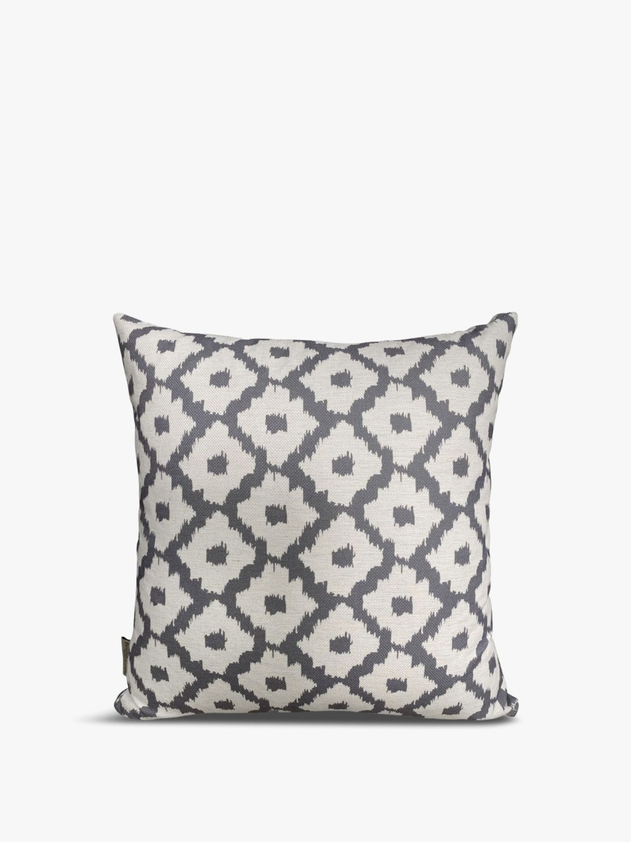 Furniture & Outdoor Bramblecrest Garden Cushions | Light Medallion Square Scatter Cushion Grey