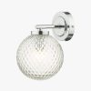 Home & Tech Dar Lighting Wall Lights | Wayne Bathroom Wall Light Silver