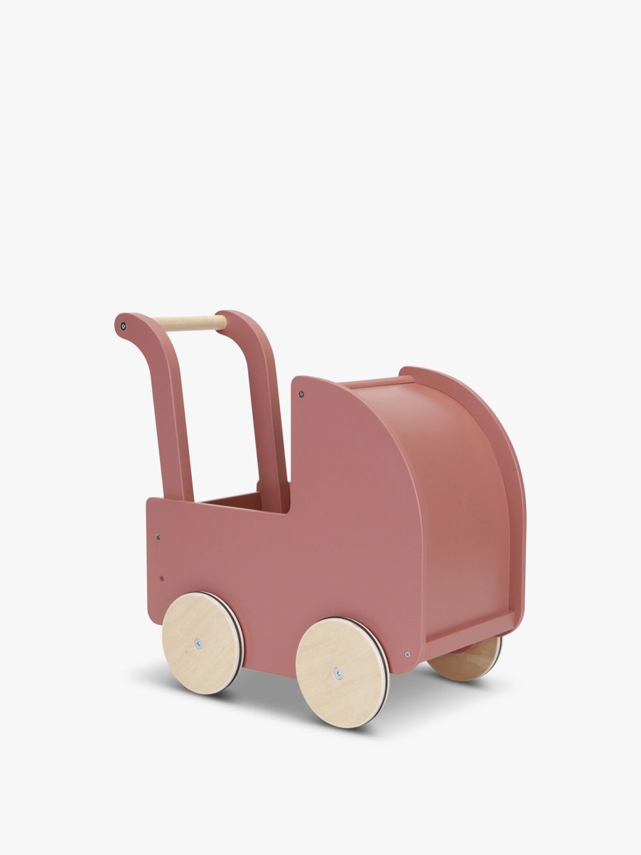 Kids Little Dutch Wooden & Retro Toys | Wooden Dolls Pram Pink