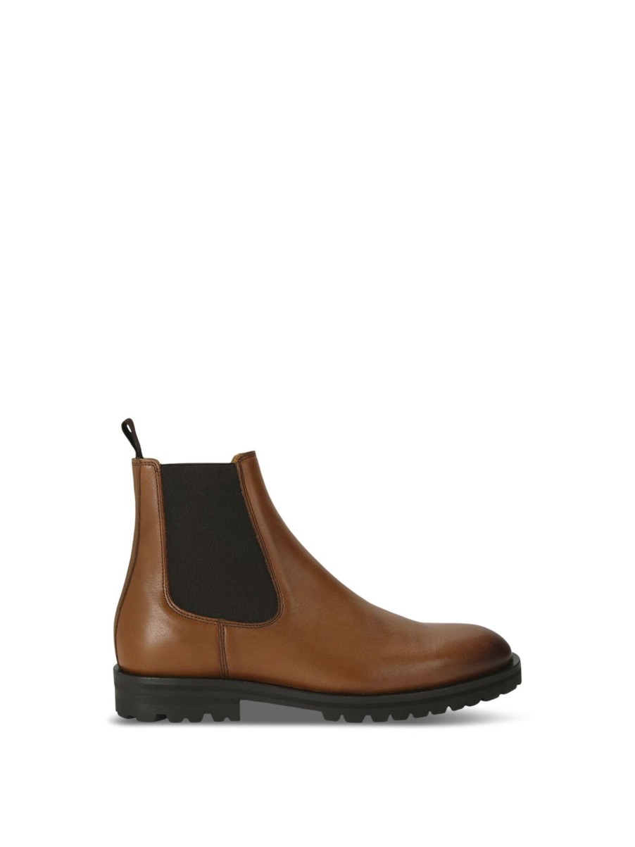 Men KURT GEIGER LONDON Boots | Hunt Chelsea Tan